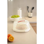 Boîte à gâteau ronde blanche Curver 350mm — CP070