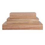 Rehausses en bois d'acacia FSC Olympia (lot de 3) — CP697