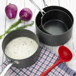 Casserole antiadhésive en aluminium anodisé Vogue 160mm — CP762