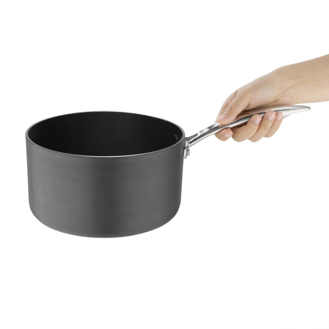 Casserole antiadhésive en aluminium anodisé Vogue 200mm — CP763