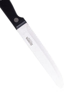 Couteau à steak arrondi Olympia Taverna manche noir (lot de 12) — CS716