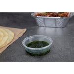 Pots à sauce micro-ondables en plastique Fiesta Recyclable 50ml (lot de 100) — CT285