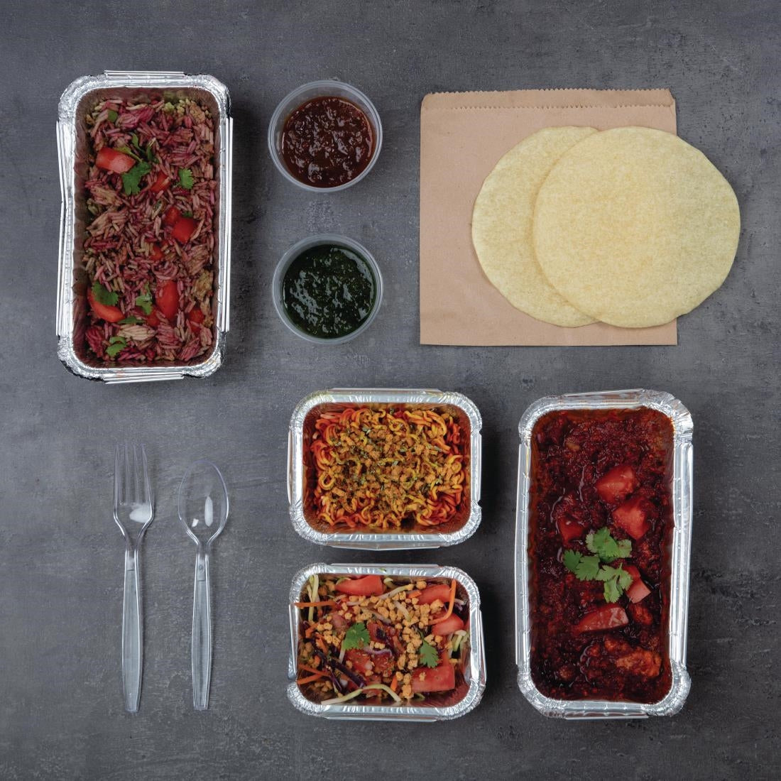 Pots à sauce micro-ondables en plastique Fiesta Recyclable 50ml (lot de 100) — CT285