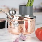Casserole triple paroi cuivre induction Vogue 160mm — CT998