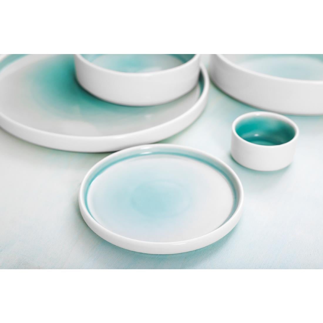 Assiettes Olympia Fondant Vertes 270mm (lot de 4) — CU434