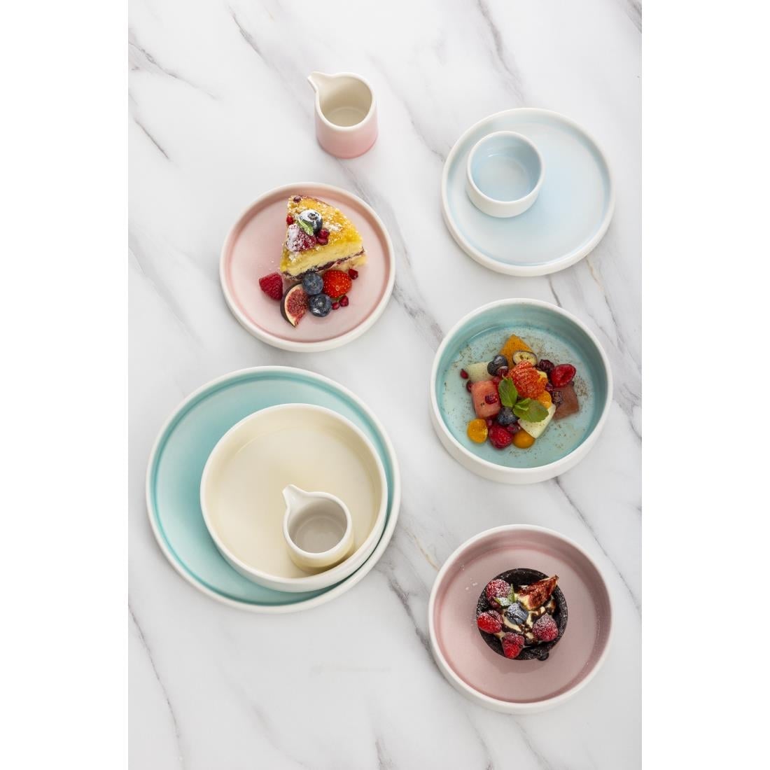 Assiettes Olympia Fondant Vertes 270mm (lot de 4) — CU434
