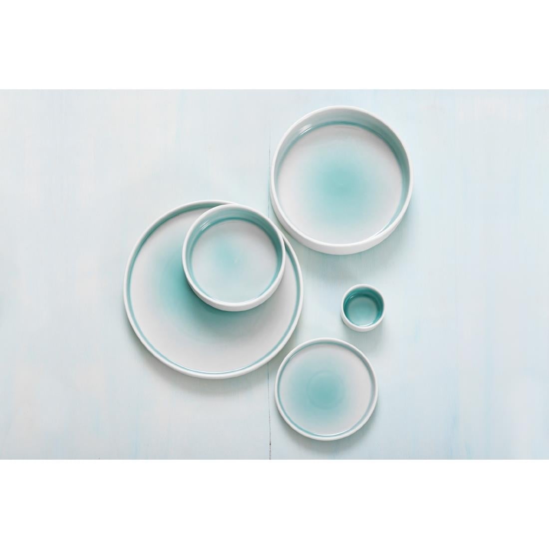 Assiettes Olympia Fondant Vertes 270mm (lot de 4) — CU434