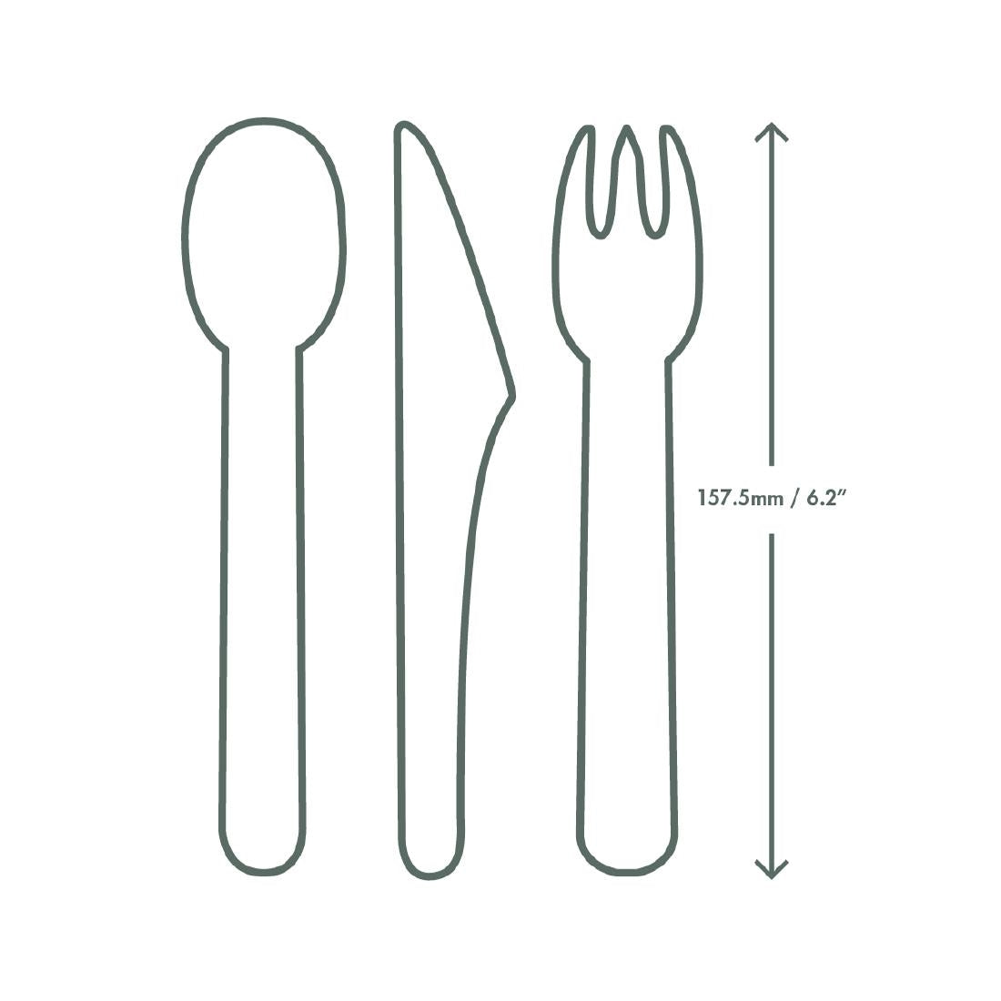 Fourchettes en papier compostables Vegware (lot de 1000) — CU543