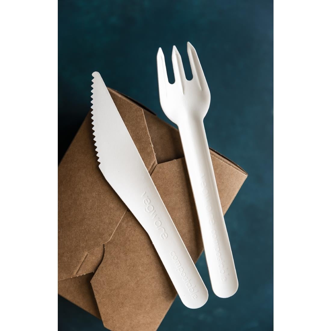 Fourchettes en papier compostables Vegware (lot de 1000) — CU543