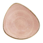 Bols triangulaires Churchill Stonecast Raw Terracotta Lotus 229mm (Lot de 12) — CU659