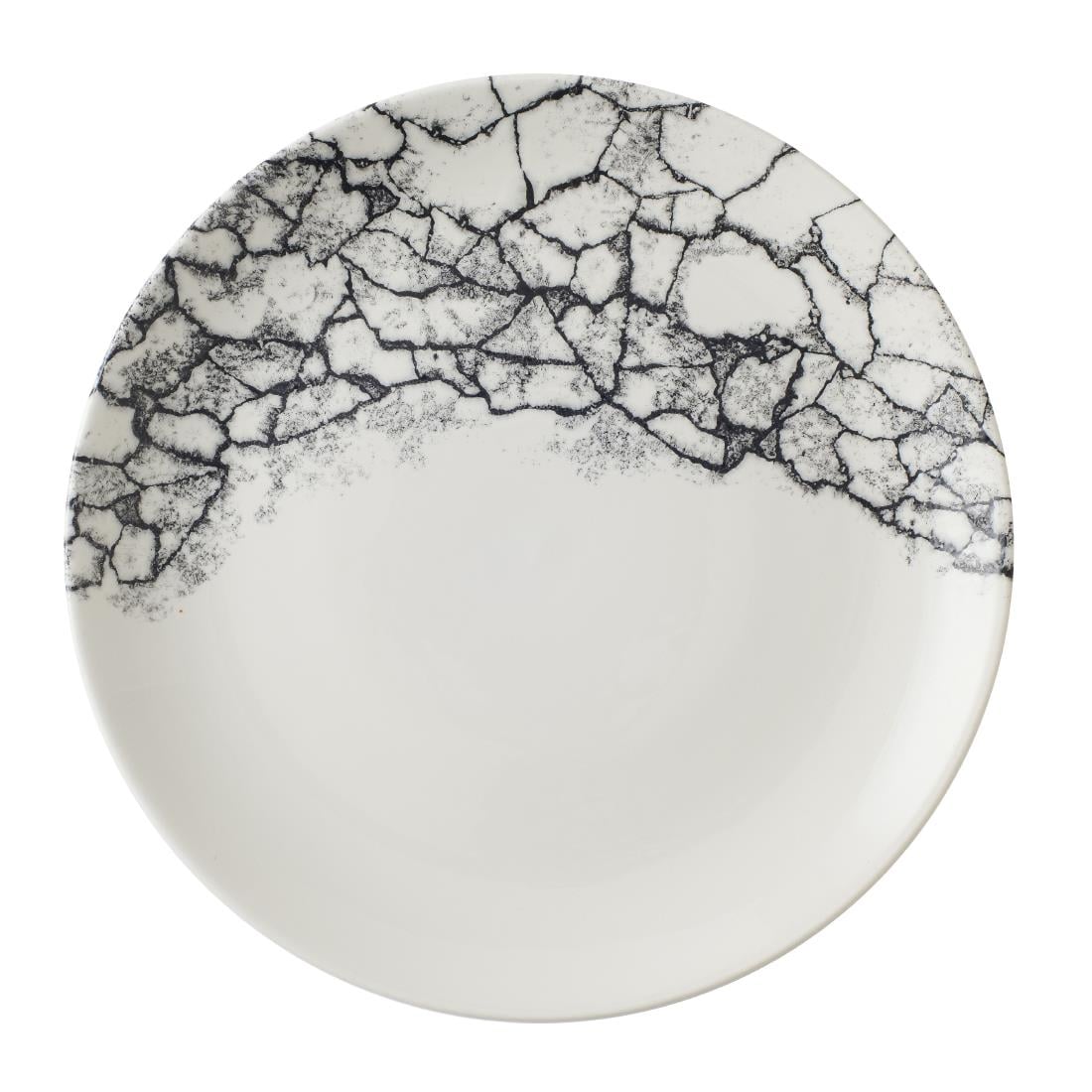 Assiettes rondes Churchill Kintsugi Accents Quartz Black Evolve 260mm (Lot de 12) — CU665