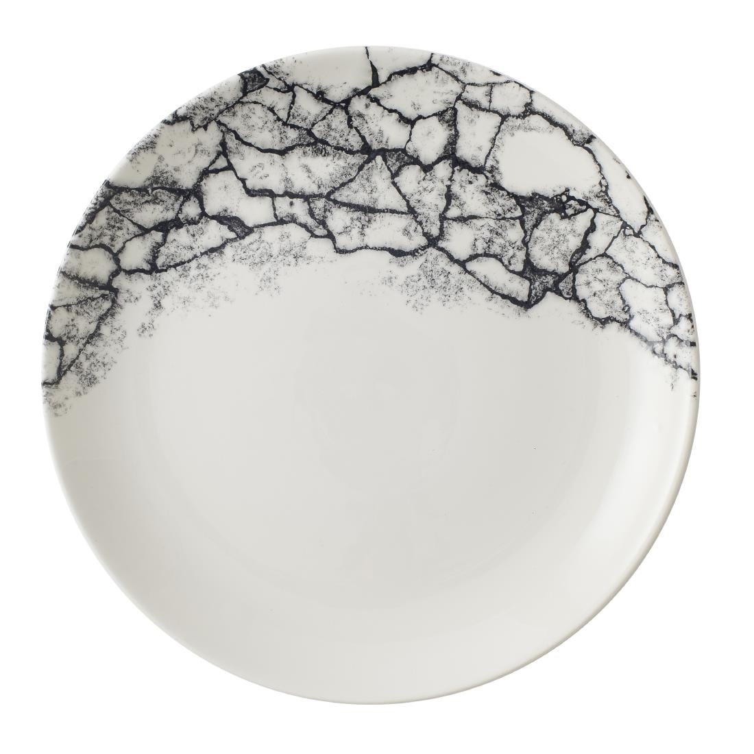 Assiettes rondes Churchill Kintsugi Accents Quartz Black Evolve 217mm (Lot de 12) — CU666