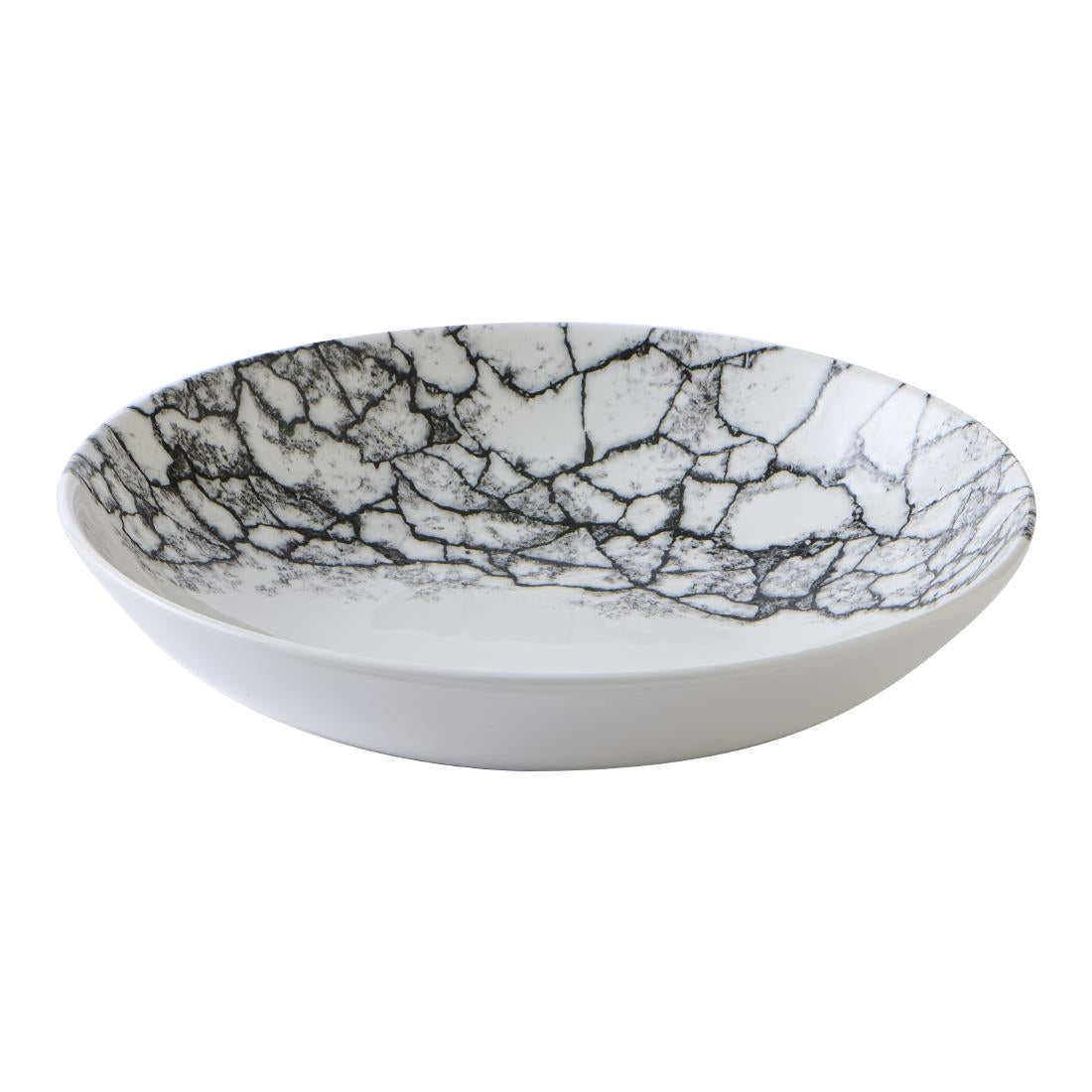 Assiettes coupes rondes Churchill Kintsugi Accents Quartz Black Evolve 248mm (Lot de 12) — CU668