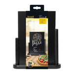 Grand chevalet de table Securit Elegant bois laqué noir — CU902