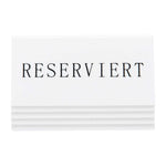 Chevalets table réservée Securit "Reserviert" (lot de 5) — CU913