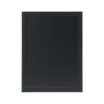 Ardoise murale cadre en bois noir avec feutre craie et fixations Securit 30x40cm — CU916