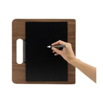 Planche porte-menu à anneaux Securit gamme Walnut — CU930