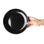 Assiettes creuses Olympia Café noires 205mm (lot de 12) — CU950