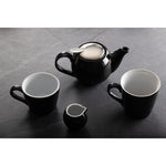 Soucoupes expresso Olympia Café noires 116mm (lot de 12) — CU955