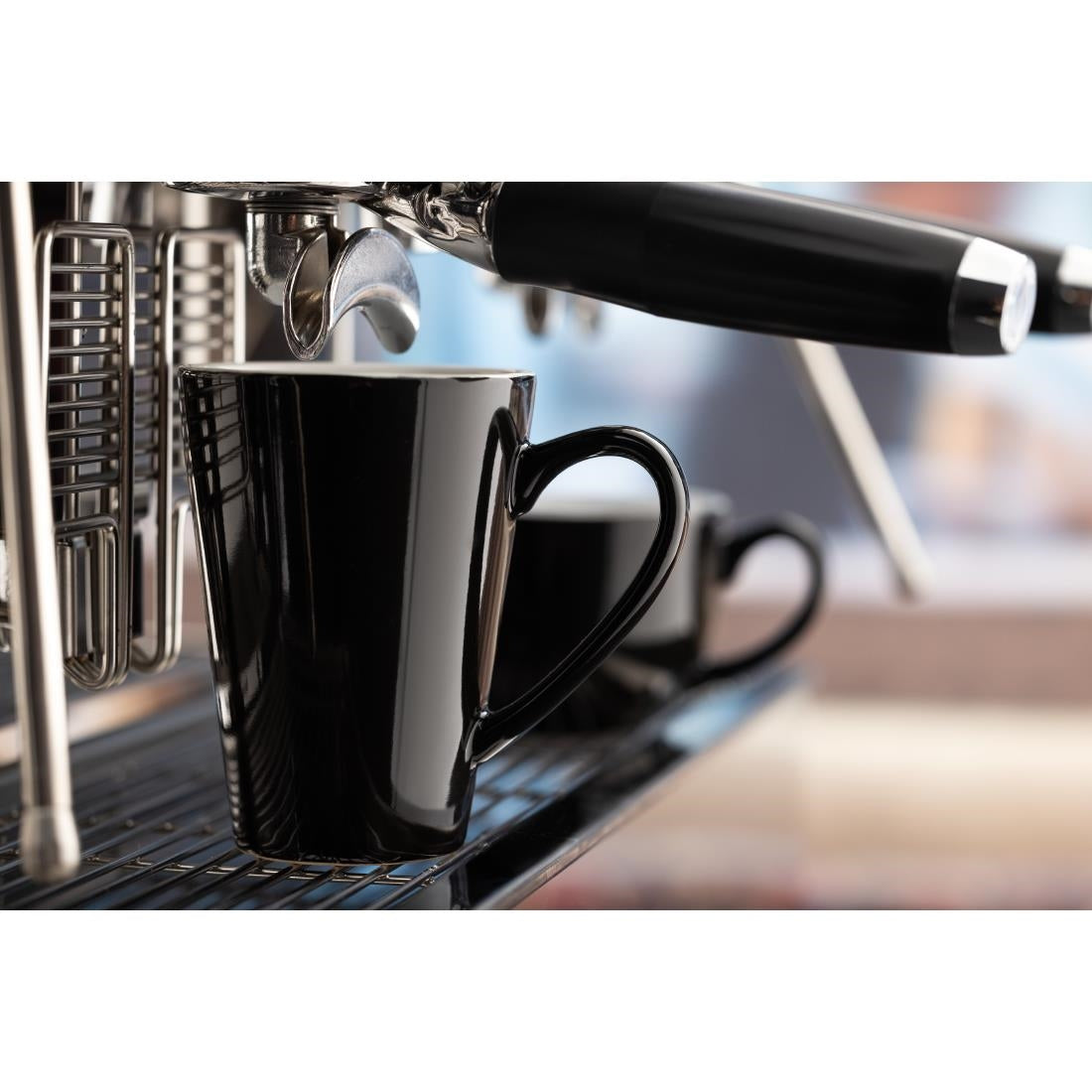 Tasses à latte Olympia Café noires 340ml (lot de 12) — CU957