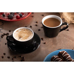 Mugs Aroma Olympia Café noirs 230ml (lot de 6) — CU960