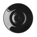 Soucoupes expresso Olympia Café noires 116mm (lot de 12) — CU955