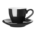 Soucoupes expresso Olympia Café noires 116mm (lot de 12) — CU955