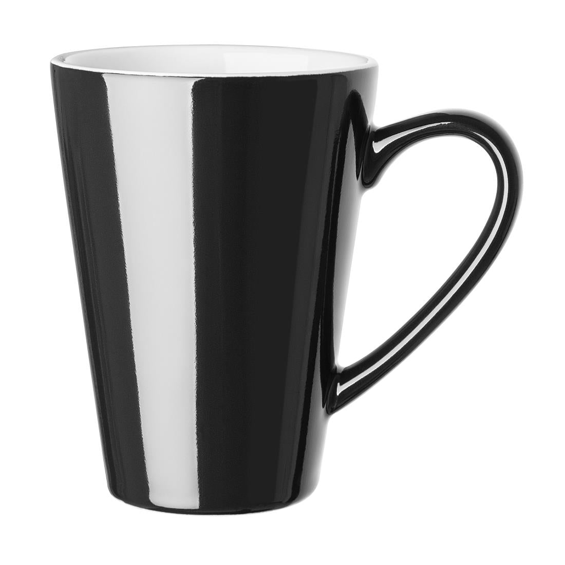 Tasses à latte Olympia Café noires 340ml (lot de 12) — CU957