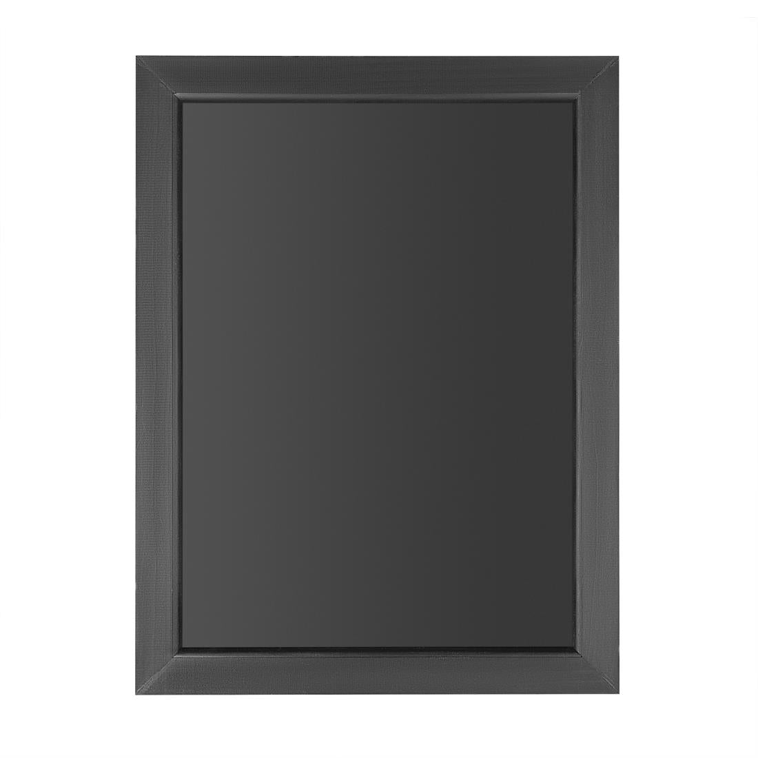 Ardoise murale avec cadre en bois noir Olympia 450x600mm — CU990