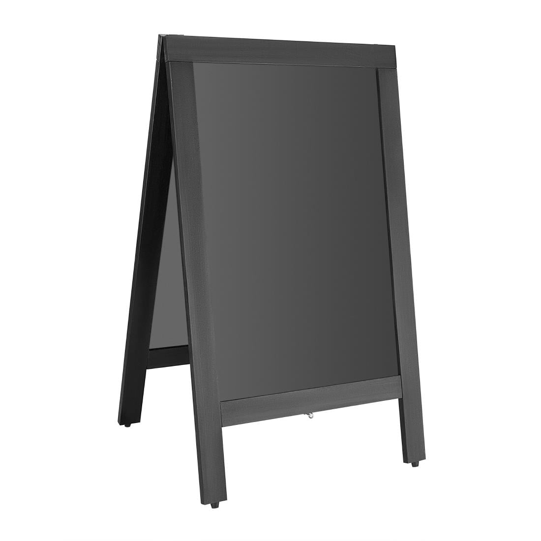 Panneau de trottoir avec cadre en bois noir Olympia 500x850mm — CU992