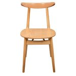 Chaises en bois courbé Fameg Cowhorn hêtre naturel (lot de 2) — CW007