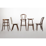 Chaises bistrot en bois courbé Fameg finition noyer (lot de 2) — CF139
