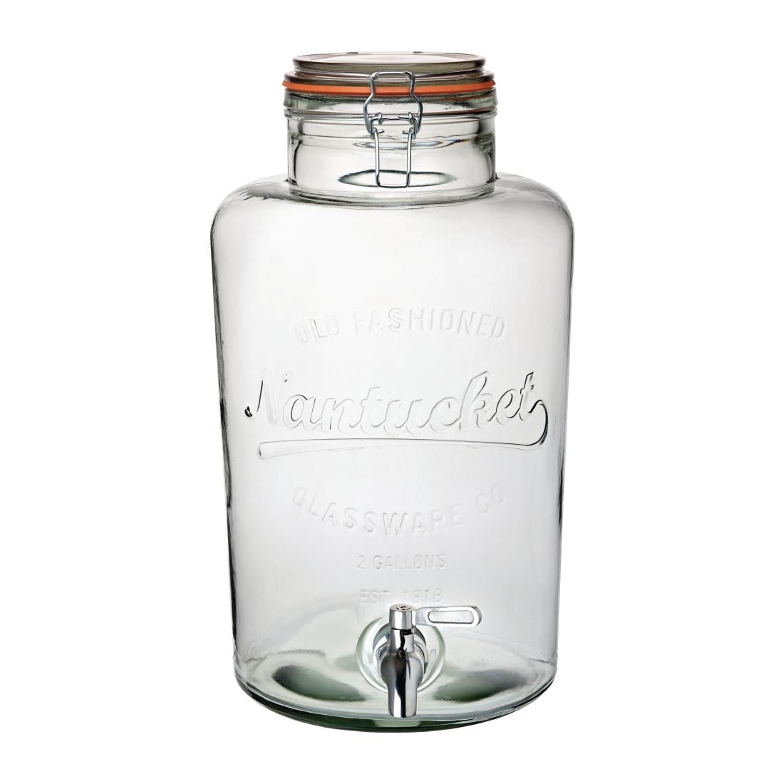 Distributeur de boissons en verre transparent Utopia 8.5 L — CW159