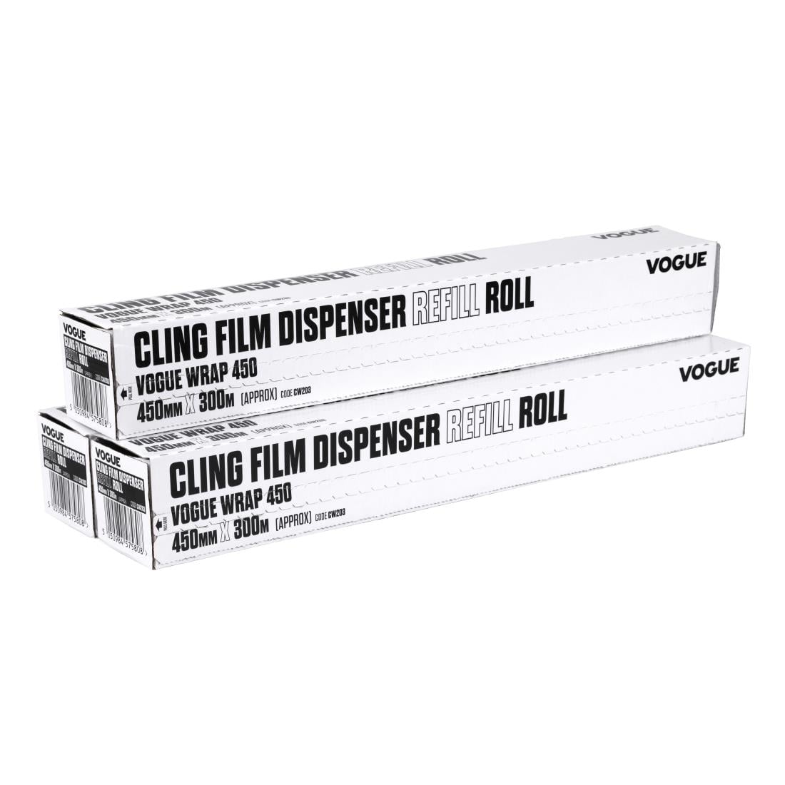 Rouleaux de film alimentaire pour distributeur Wrap450 Vogue (lot de 3) — CW203