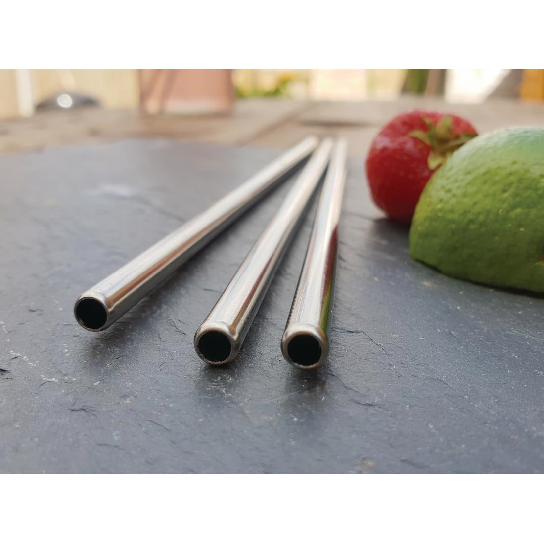 Pailles en inox Beaumont 215mm (lot de 25) — CW490
