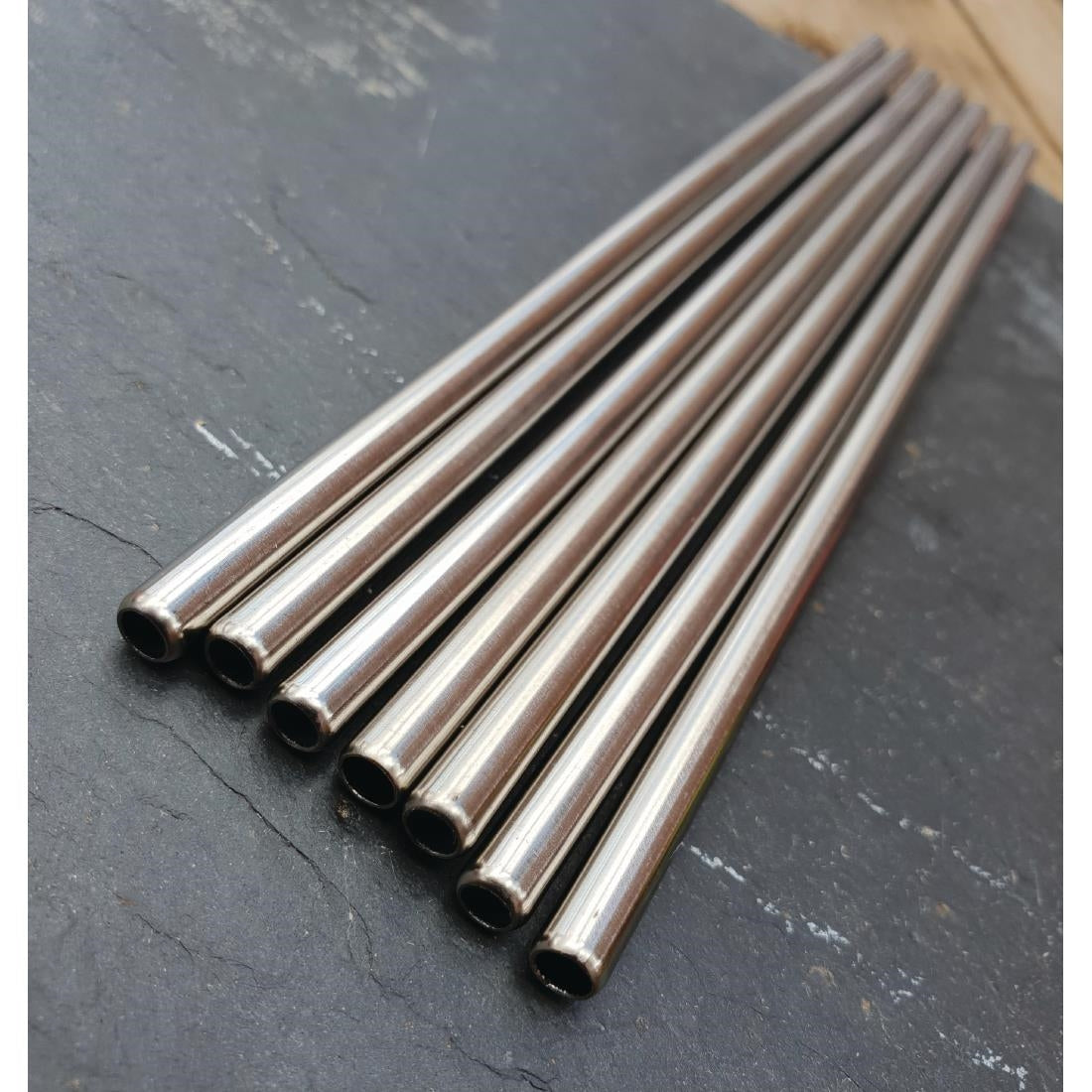 Pailles en inox Beaumont 215mm (lot de 25) — CW490