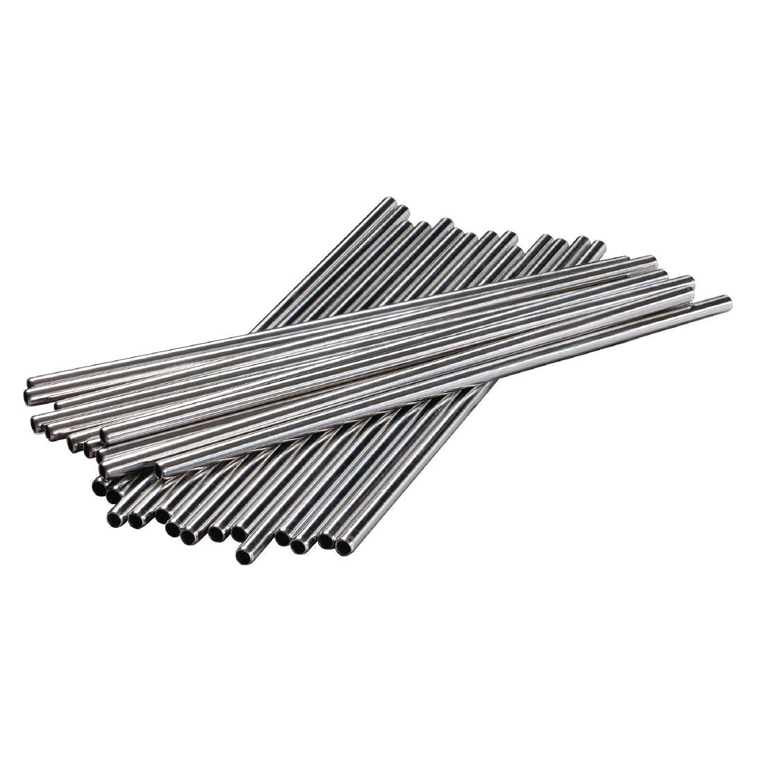 Pailles en inox Beaumont 215mm (lot de 25) — CW490
