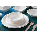Assiettes en bagasse compostables Fiesta Compostable 26 cm (lot de 50) — CW904