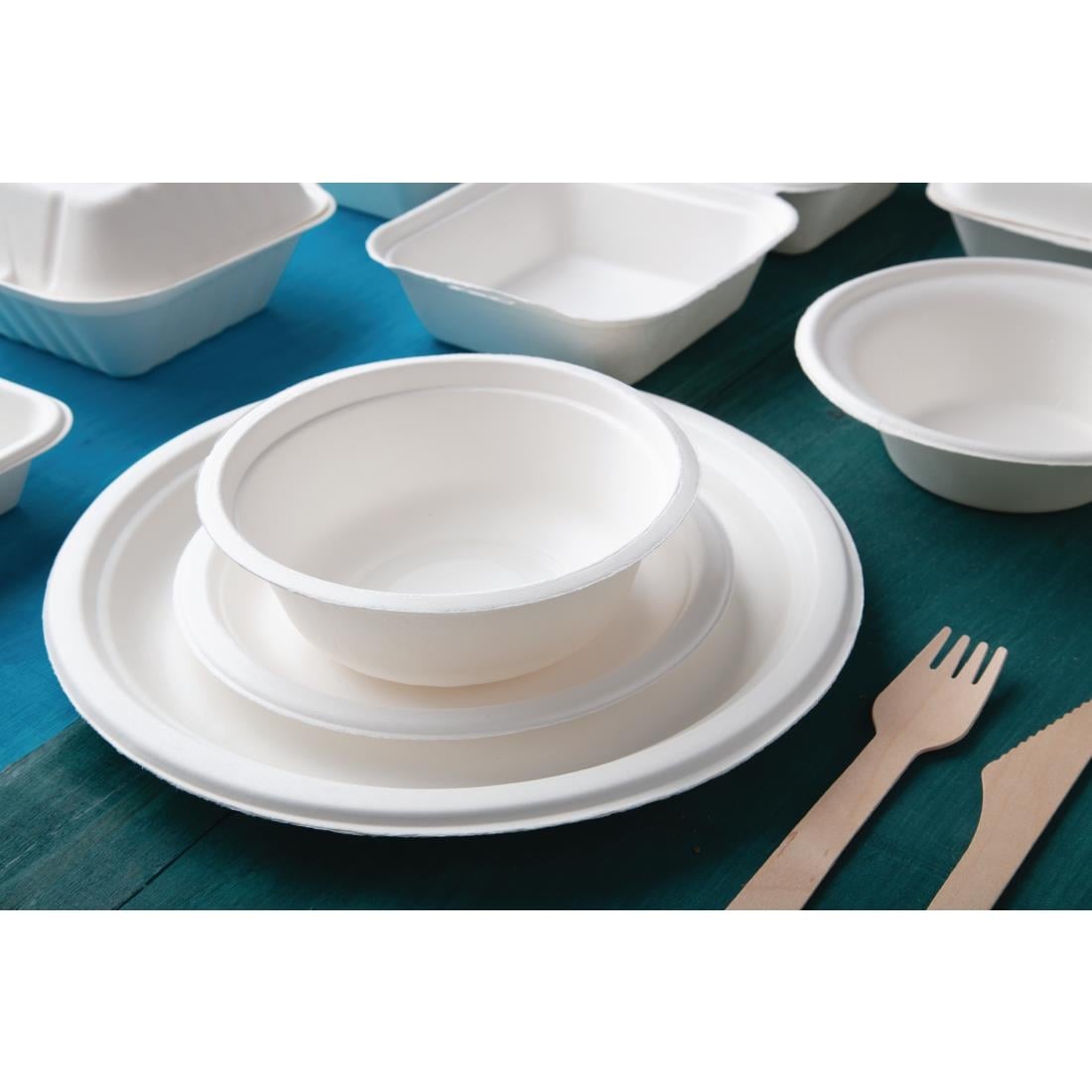Bols ronds en bagasse Fiesta Compostable 360ml (lot de 50) — CW906