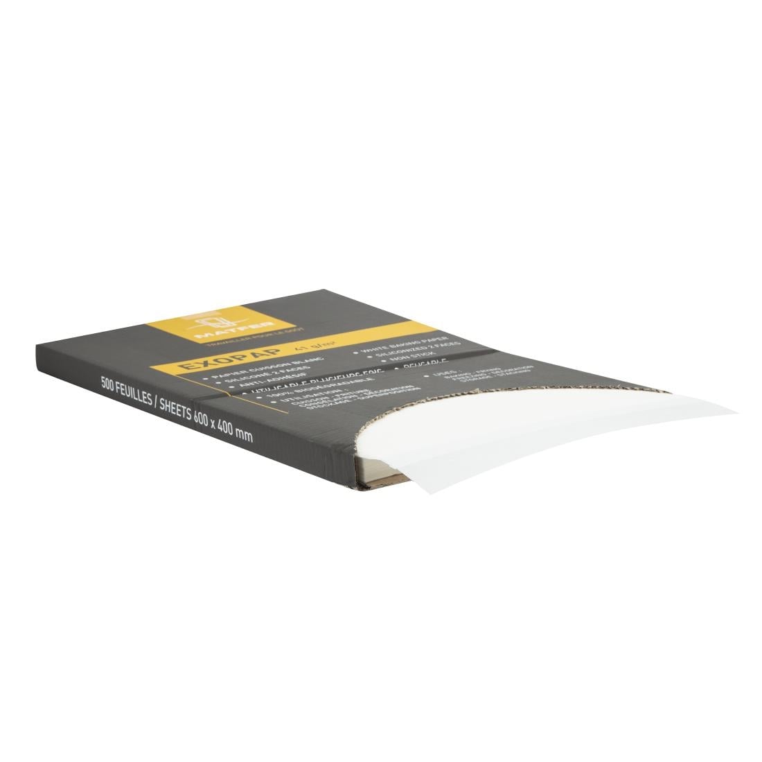 Papier cuisson Matfer Bourgeat Exopap 600 x 400 mm (lot de 500) — CX520