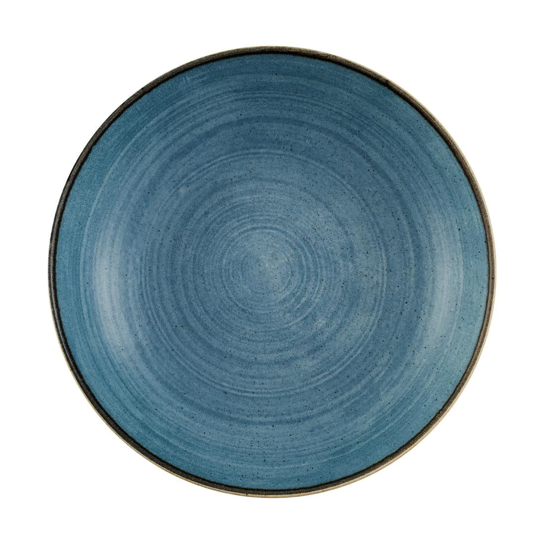 Assiettes coupes rondes Churchill Stonecast Raw Evolve Teal 248mm (lot de 12) — CX661