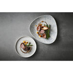 Assiettes avec rebord Churchill Studio Prints Kintsugi Agate Grey 260mm (lot de 6) — CX677