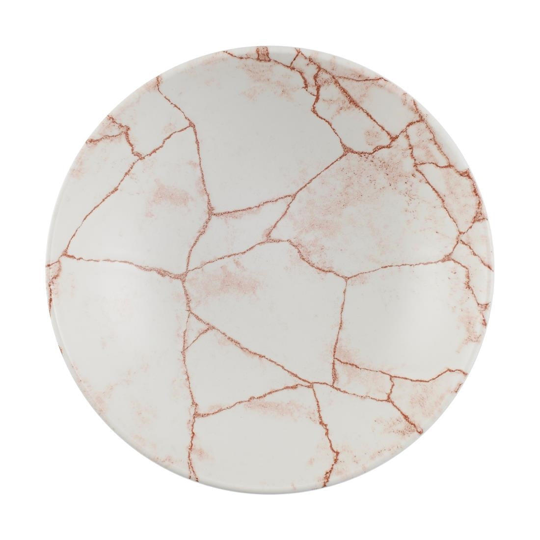 Assiettes coupes rondes Churchill Studio Prints Kintsugi Evolve Coral 184mm (lot de 12) — CX680