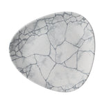 Assiettes triangulaires Churchill Studio Prints Kintsugi Pearl Lotus Grey 228mm (lot de 12) — CX694