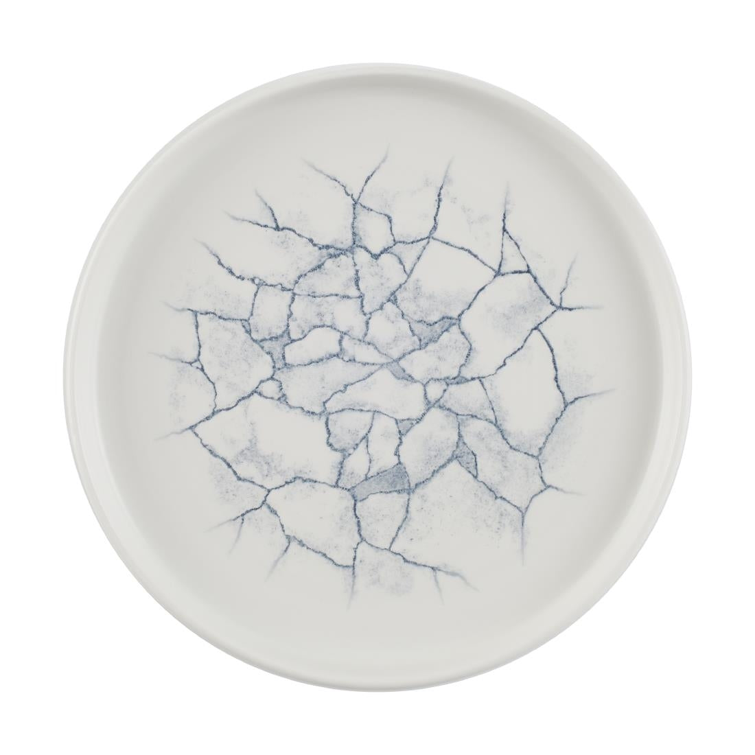 Assiettes avec rebord Churchill Studio Prints Kintsugi Pearl Grey 220mm (lot de 6) — CX697