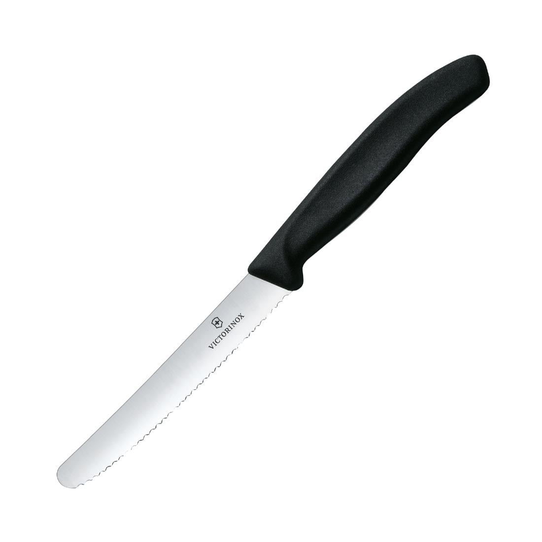 Couteau à tomate denté Victorinox 11cm noir — CX740