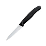 Couteau d'office denté pointu Victorinox 8cm noir — CX746