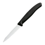 Couteau d'office denté pointu Victorinox 8cm noir — CX746