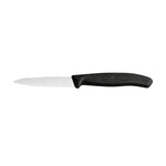 Couteau d'office denté pointu Victorinox 8cm noir — CX746