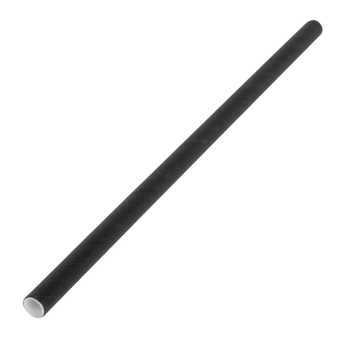 Pailles agitateurs en papier Fiesta Compostable noires (lot de 250) — CY080
